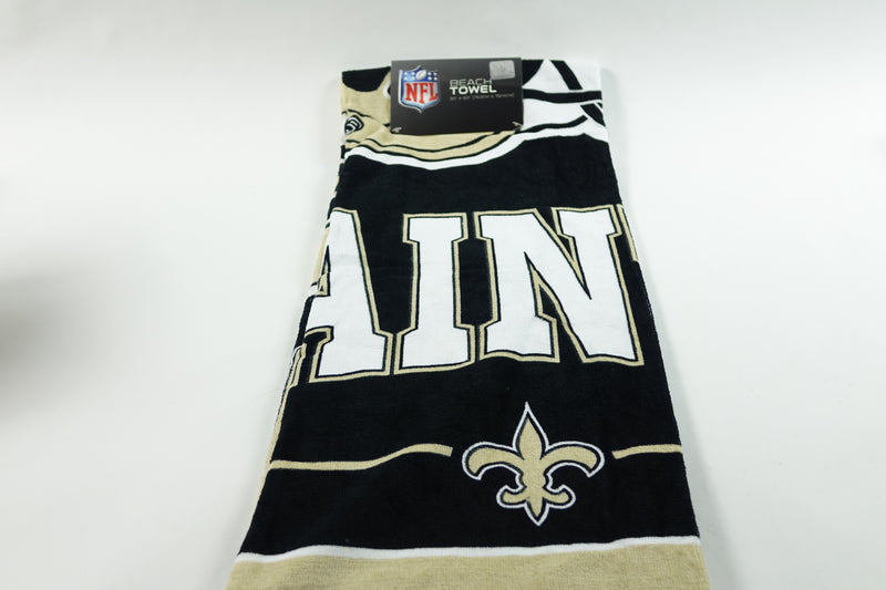 NFL New Orleans Saints Fiber Beach Towel, 9lb/30 x 60