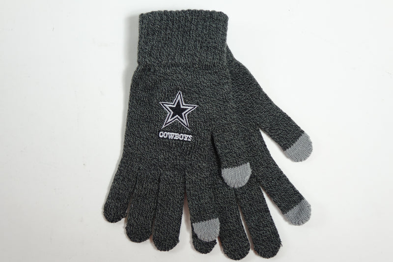 NFL Dallas Cowboys Charcoal Gray Glove One Size