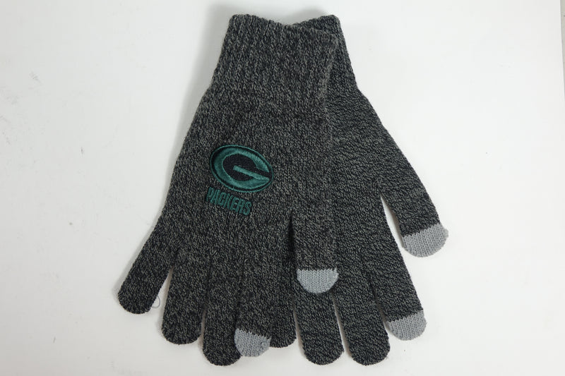 NFL Green Bay Packers Charcoal Gray Glove One Size