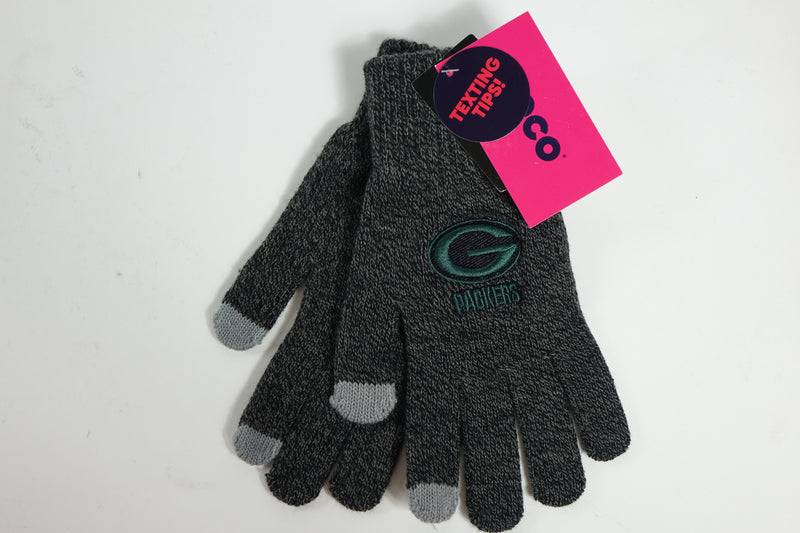 NFL Green Bay Packers Charcoal Gray Glove One Size