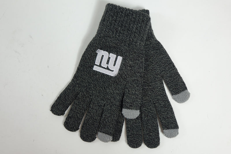 NFL New York Giants Charcoal Gray Glove One Size