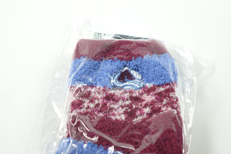 Fuzzy Zebra Socks NHL Colorado Avalanche