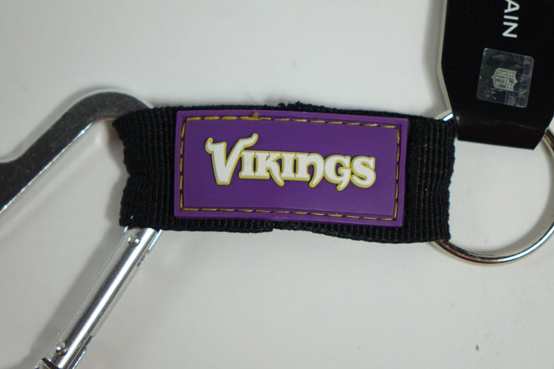 NFL Minnesota Vikings Carabineer Keychain, Purple, One Size