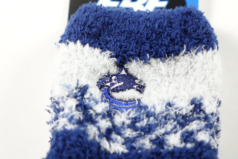 Fuzzy Zebra Socks NHL Vancouver Canucks