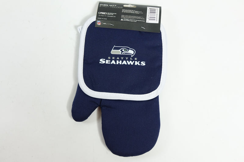 NFL Seattle Seahawks Oven Mitt and Pot Holder Set One Size