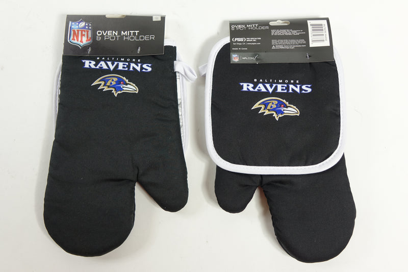 NFL Baltimore Ravens Sports Team Logo Oven Mitt and Pot Holder