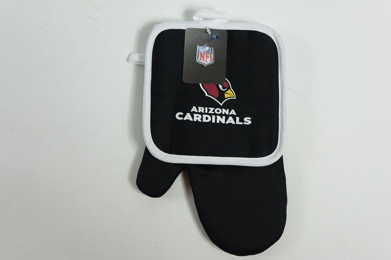 NFL Arizona Cardinals Oven Mitt and Pot Holder Set , Black One Size