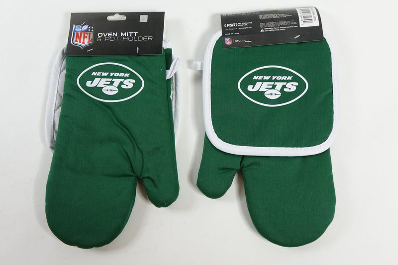 NFL New York Jets Unisex Oven Mitt, Back, One Size