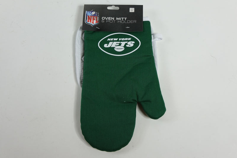 NFL New York Jets Unisex Oven Mitt, Back, One Size