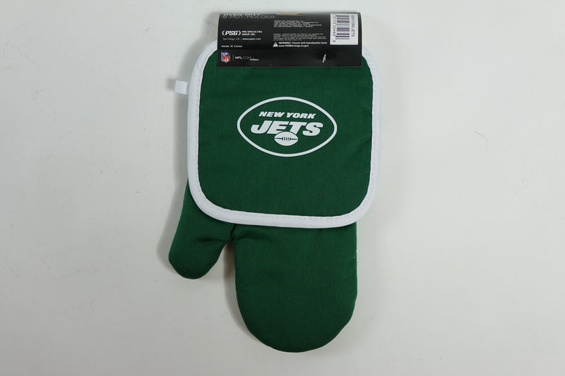 NFL New York Jets Unisex Oven Mitt, Back, One Size