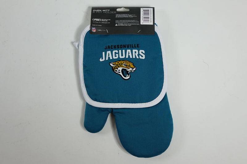 NFL Jacksonville Jaguars Oven Mitt & Pot Holder Set One Size