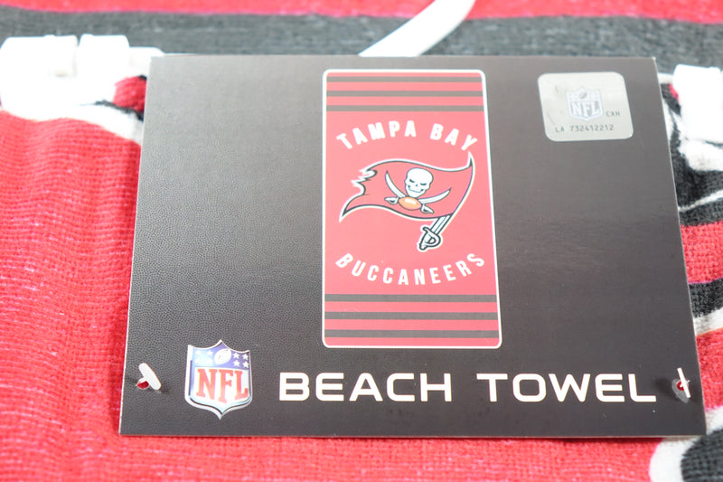 NFL Tampa Bay Buccaneers 30" x 60" Striped Beach Towel