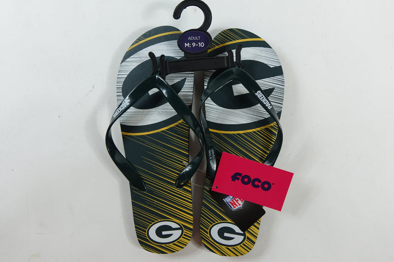 NFL Big Logo Flip Flops Packers Lg