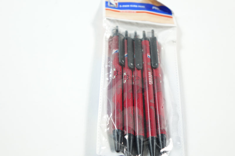 NBA Chicago Bulls Disposable Click Pens One size