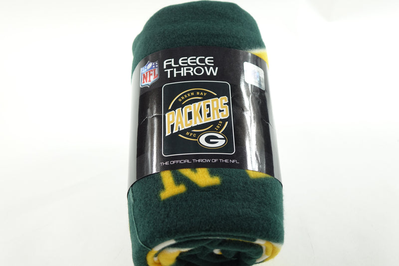 NFL Green Bay Packers Fleece Throw Blanket, 50" x 60", Campaign