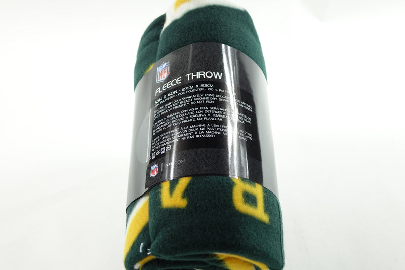 NFL Green Bay Packers Fleece Throw Blanket, 50" x 60", Campaign