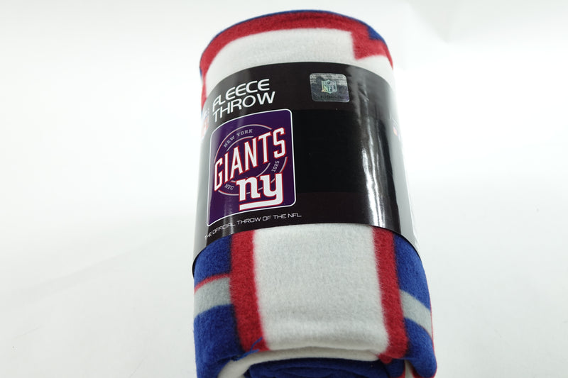 NFL New York Giants Fleece Throw Blanket, 50" x 60", Campaign