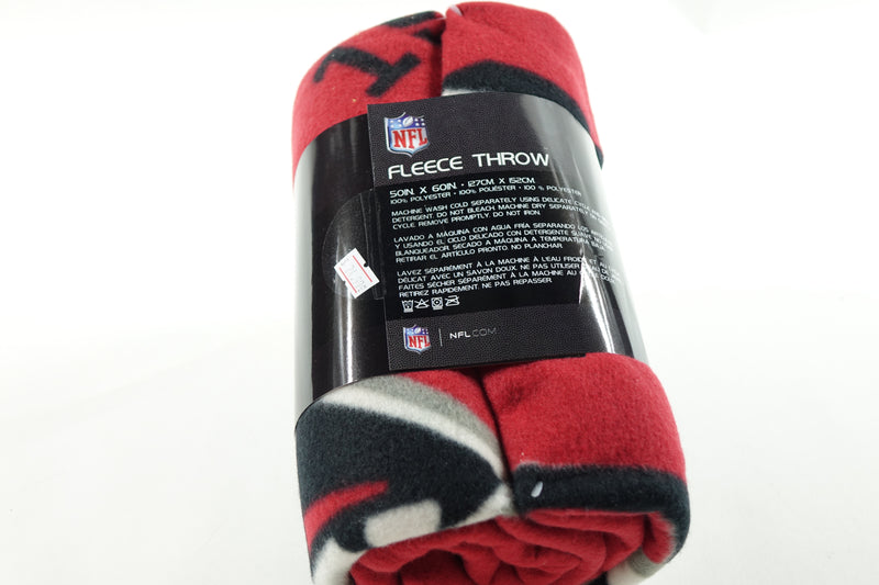 NFL Atlanta Falcons Fleece Throw Blanket, 50" x 60", Campaign