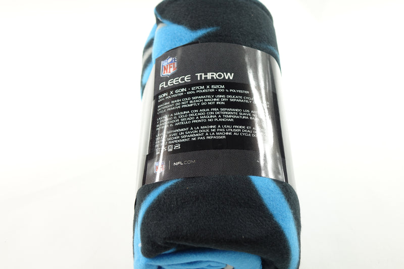 NFL Carolina Panthers Fleece Throw Blanket, 50" x 60", Campaign