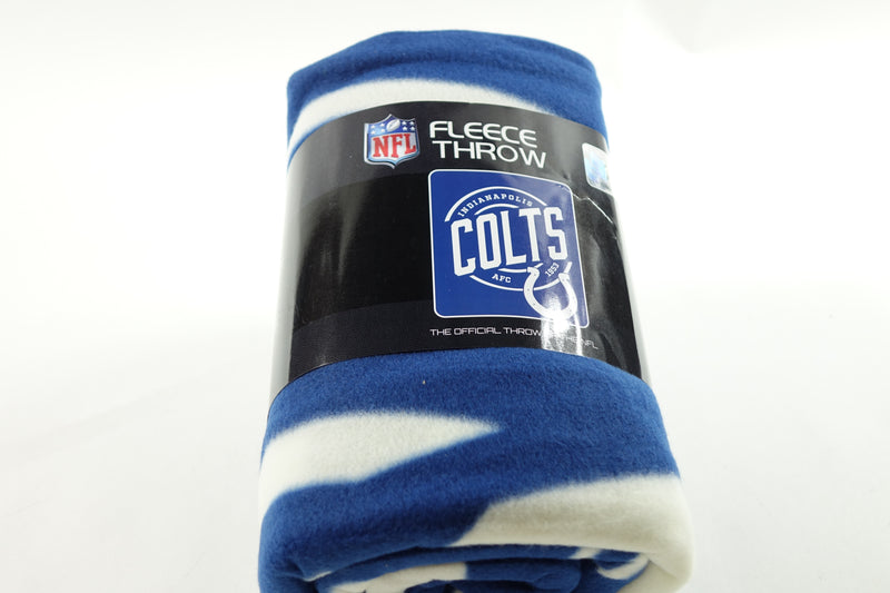 NFL Indianapolis Colts Fleece Throw Blanket, 50" x 60", Campaign