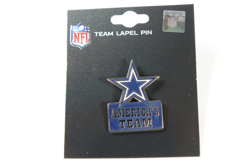 NFL Dallas Cowboys Team Label Pin - Americas Team