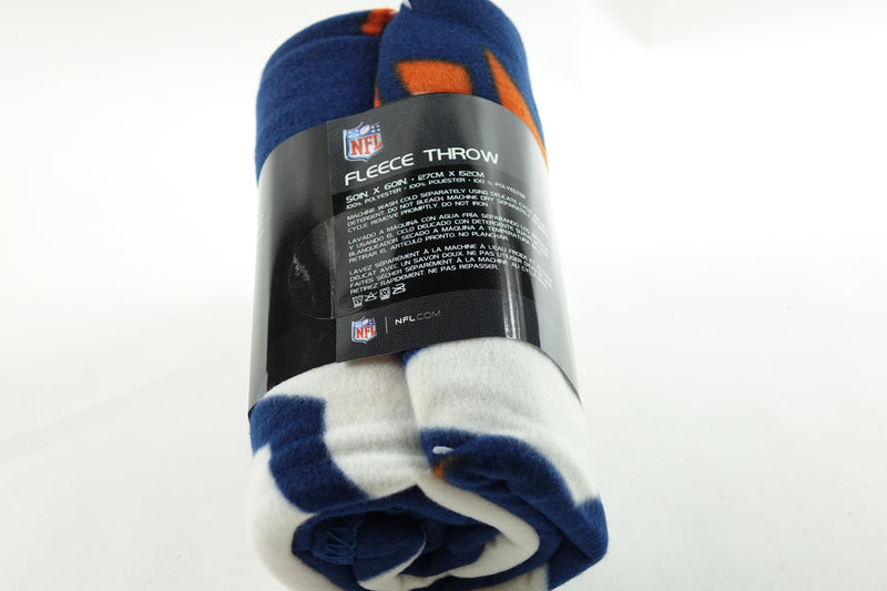 NFL Denver Broncos Fleece Throw Blanket, 50" x 60", Campaign