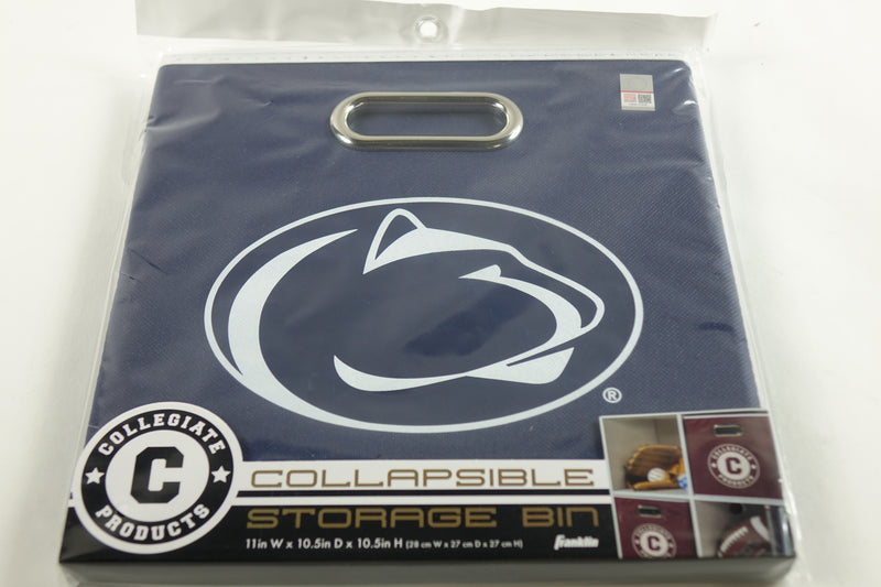 Franklin Sports Storage Bin NCAA Penn State Nittany Lions 10.5"x10.5"x11"