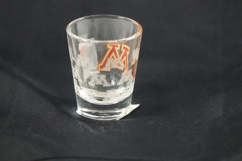 NCAA Minnesota Golden Gophers 2oz Satin Etch Shot Glass