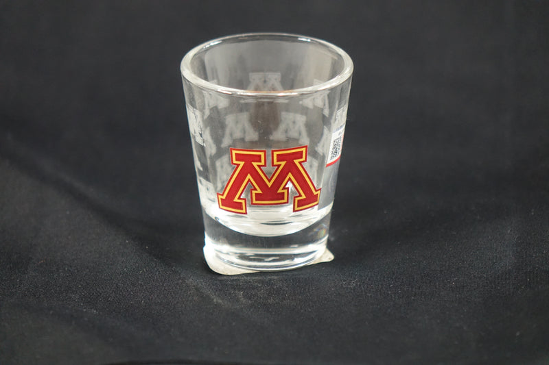 NCAA Minnesota Golden Gophers 2oz Satin Etch Shot Glass