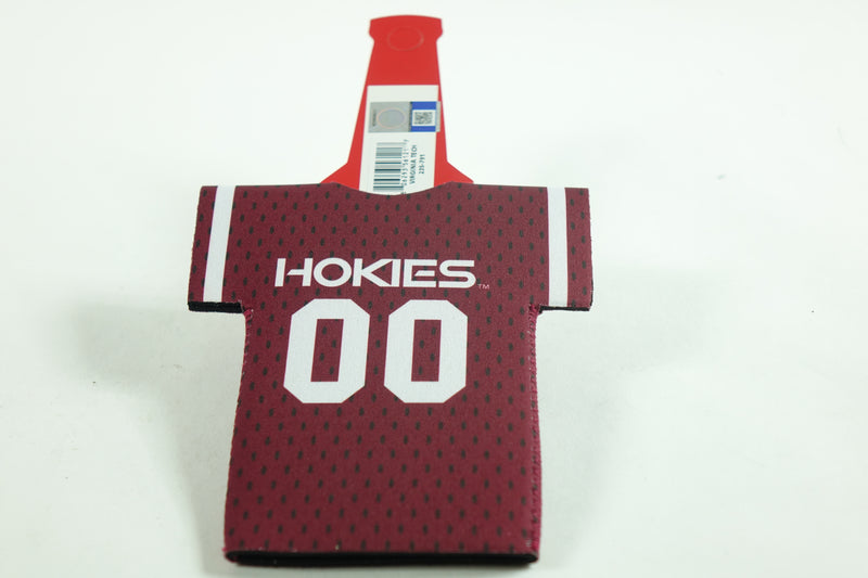 Logo Brands NCAA Virginia Tech Hokies Jersey Bottle Coozie