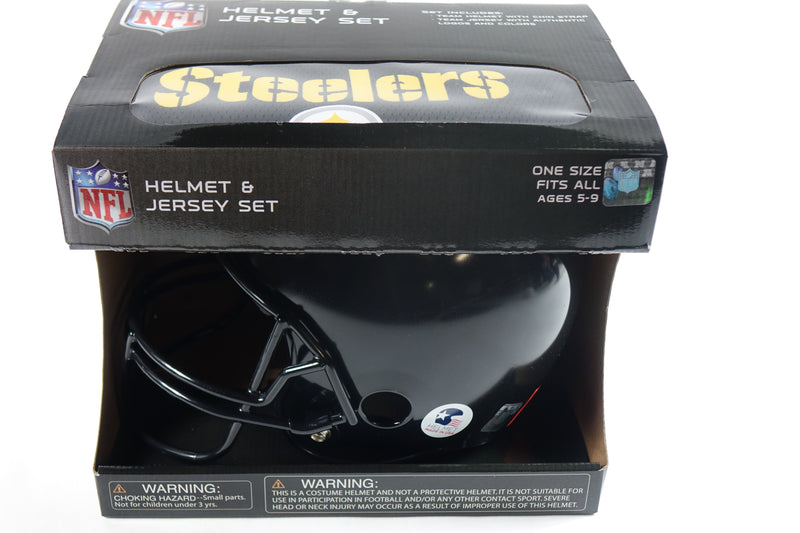 Franklin Sports NFL Pittsburgh Steelers Football Helmet and Jersey Set - Youth M