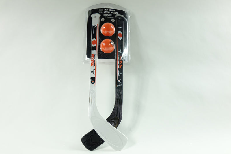 Franklin Sports Philadelphia Flyers NHL Mini Two Player Hockey Stick Set