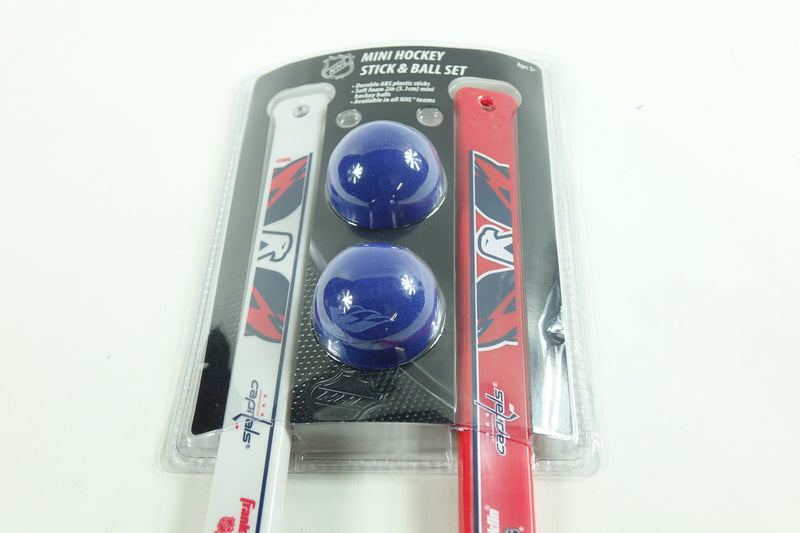 Franklin NHL Washington Capitals Mini Hockey Two Player Stick and Ball Set