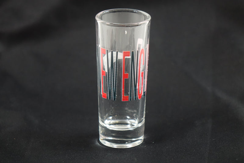 Logo Brands NFL New England Patriots 2.5oz Overtime Shooter Glass