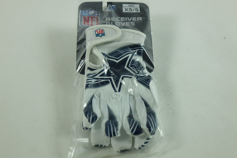 Franklin Sports Dallas Cowboys Youth NFL Football Receiver Gloves - S/XS Pair