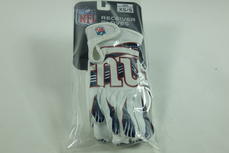 Franklin Sports New York Giants Youth NFL Football Receiver Gloves - S/XS Pair