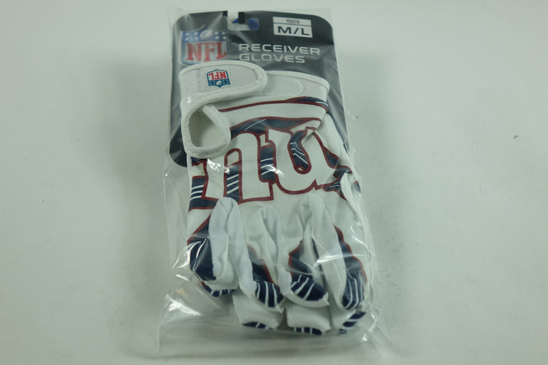 Franklin Sports Youth NFL New York Giants Football Receiver Gloves, Medium/Lar M