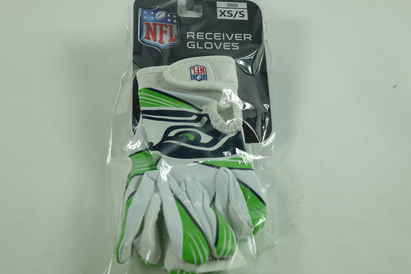 Franklin Sports Seattle Seahawks Youth NFL Football Receiver Gloves - S/XS Pair