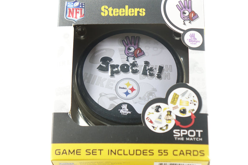 NFL Spot It! Pittsburgh Steelers Edition, Multi, One Size (41754)