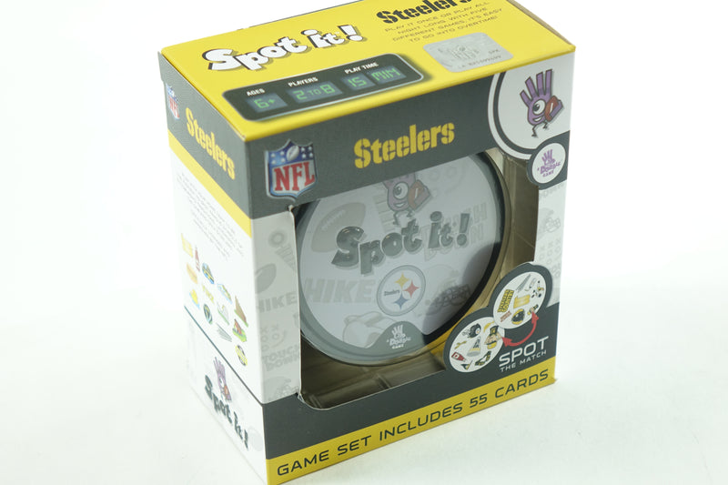 NFL Spot It! Pittsburgh Steelers Edition, Multi, One Size (41754)