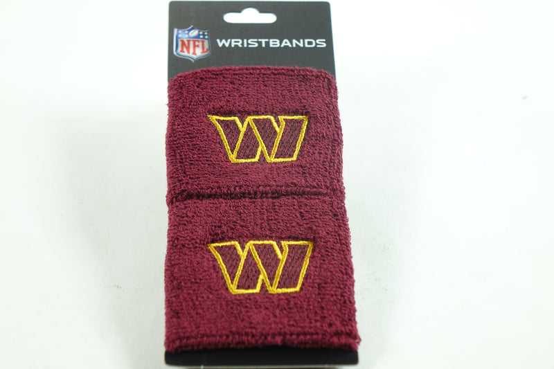 Franklin Sports Washington Commanders NFL Embroidered Wristbands