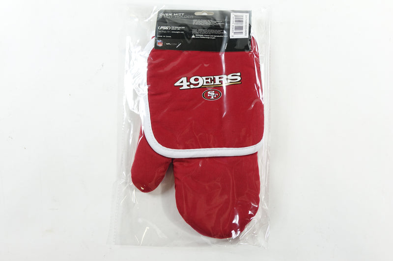 NFL San Francisco 49ers Oven Mitt and Pot Holder Set One Size