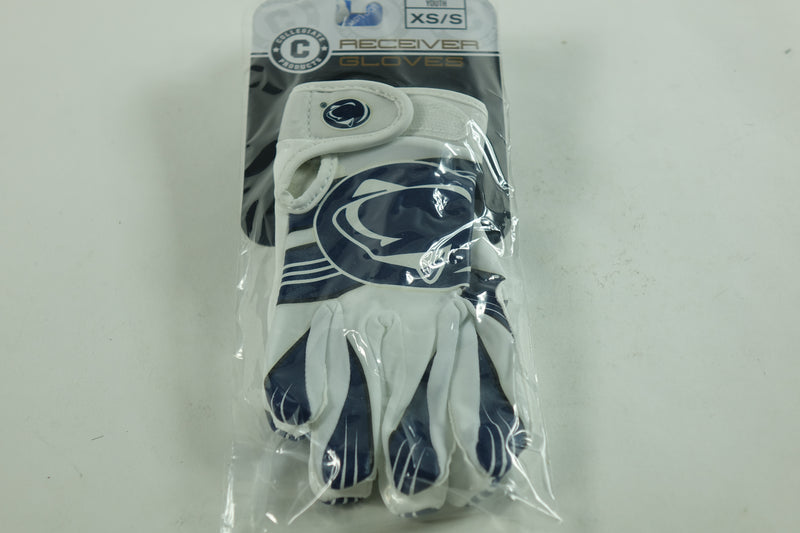 Franklin NCAA Penn State Nittany Lions Football Receiver Gloves - Youth S/XS