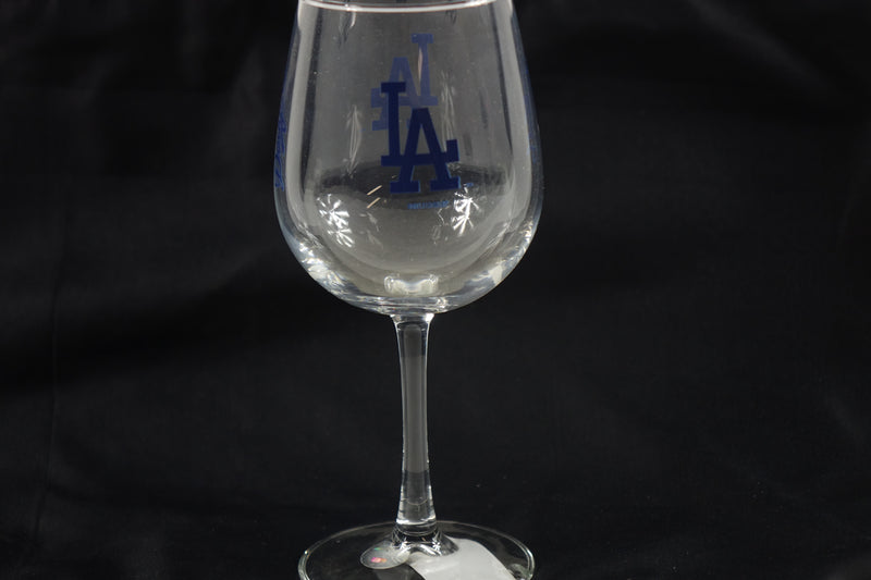 Logo Brands MLB Los Angeles Dodgers 12oz Gameday Stemmed Wine Glass