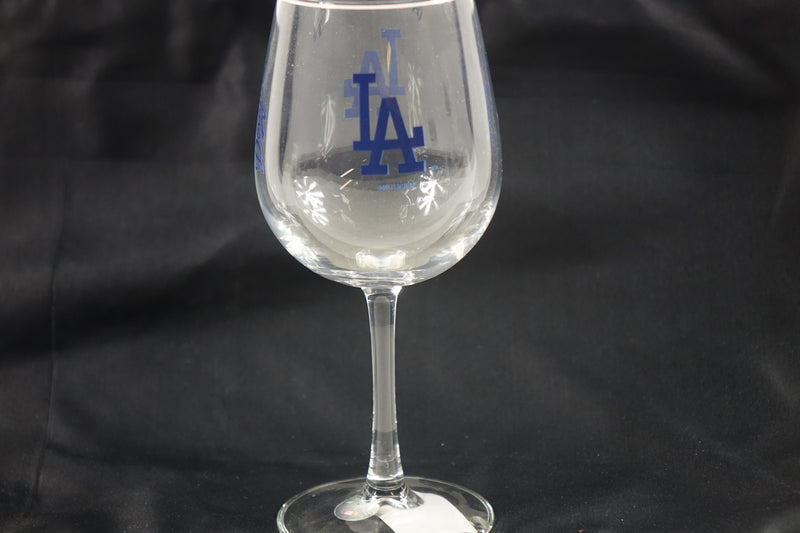 Logo Brands MLB Los Angeles Dodgers 12oz Gameday Stemmed Wine Glass