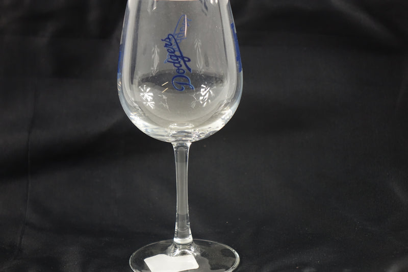 Logo Brands MLB Los Angeles Dodgers 12oz Gameday Stemmed Wine Glass