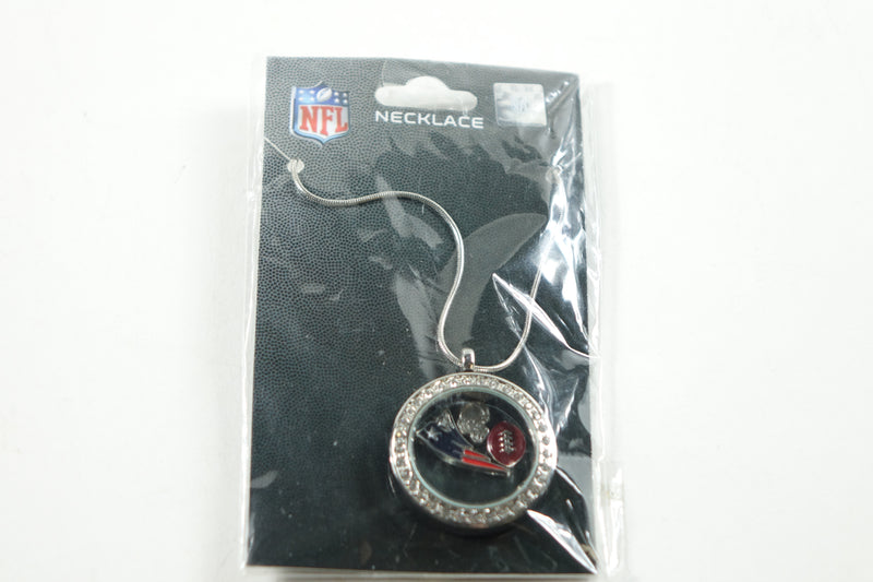 NFL Womens New England Patriots Locket Necklace 18 inch Team Color