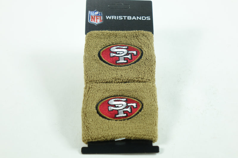 Franklin Sports NFL San Francisco 49ers Embroidered Wristbands