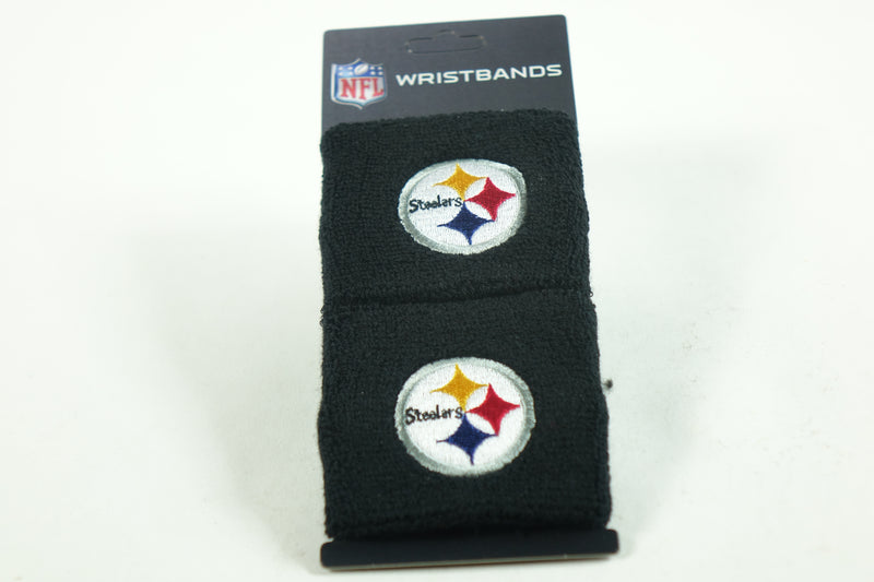 Franklin Sports NFL Pittsburg Steelers Embroidered Wristbands