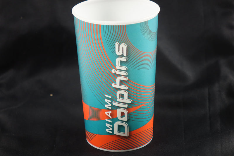 Boelter Brands NFL Miami Dolphins 22oz Plastic Pint Glass